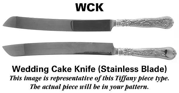 Olympian Gold (Sterling, 1878, Gold Vermeil) Wedding Cake Knife with Stainless Blade