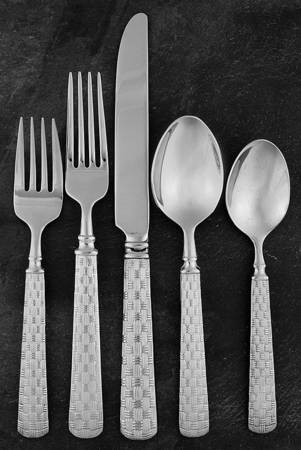 Latticework (Stainless) 5 Piece Place Setting