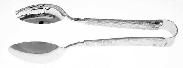 Latticework (Stainless) Salad Tongs Solid HC