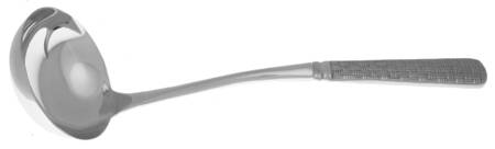 Latticework (Stainless) Soup Ladle with Stainless Bowl HC