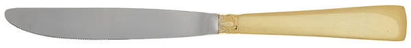 Gold Sanderling (Gold Electroplate) Modern Solid Knife