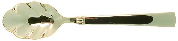 Gold Sanderling (Gold Electroplate) Sugar Shell Spoon
