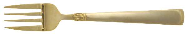 Gold Sanderling (Gold Electroplate) Individual Salad Fork