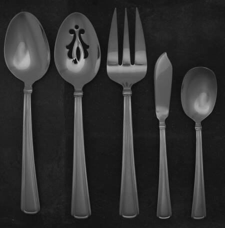 Newhall Matte (Stainless) 5 Piece Hostess Set