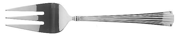 Highbridge (Stainless) Large Solid Cold Meat Serving Fork