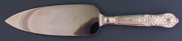 Queens (Silverplate) Pie Server with Stainless Blade