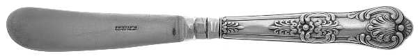 Queens (Silverplate) Hlw Hndl Butter Spreader (Slvpt Bld)
