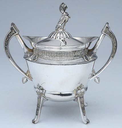2620 (Silverplate, Hollowware) Sugar Bowl & Lid