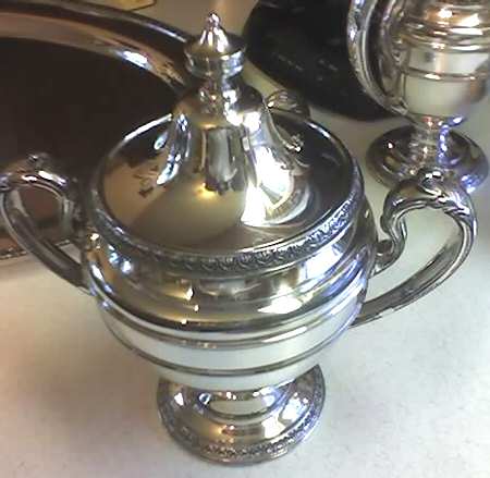 4050 (Silverplate, Hollowware) Sugar Bowl & Lid