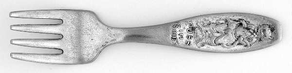 Puss N Boots (silverplate) Baby Fork