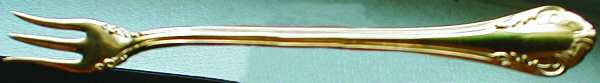 RDS120 (Gold Electroplate) Cocktail/Seafood Fork