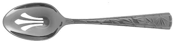 Canton (Stainless) Pierced Tablespoon (Serving Spoon)