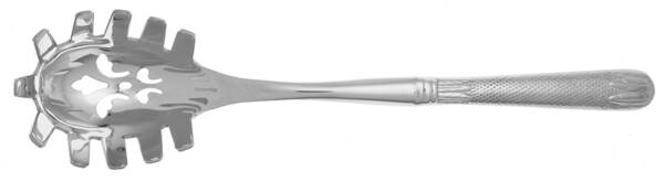 Laurel-Honeycomb (Stainless) Pasta Server with Stainless Bowl HC