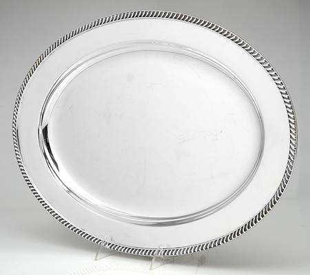 Buckingham (Silverplate, Hollowware) 18" Oval Tray