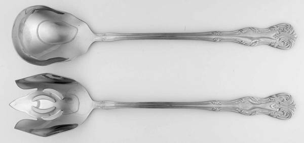 Victoria (Stainless) Solid Oversized Serving Salad Set