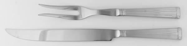 Emporium (Stainless) Large 2-Piece Roast Carving Set w/Stainless Blade