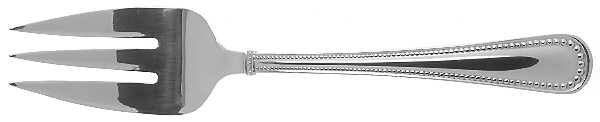 Kendall (Stainless) Medium Solid Cold Meat Serving Fork