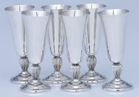 X221 (Sterling, Hollowware) (Set of 6) Cordial Cup