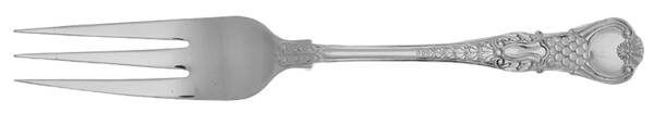 Coburg (Silverplate) Large Solid Cold Meat Serving Fork