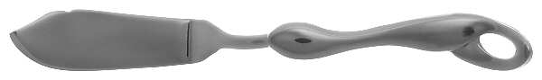 Ricciolo (Stainless) Flat Handle Master Butter Knife