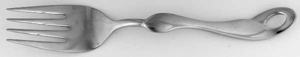 Ricciolo (Stainless) Solid Serving Fork