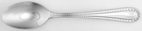 Rivets (Stainless, Satin) Solid Serving Spoon