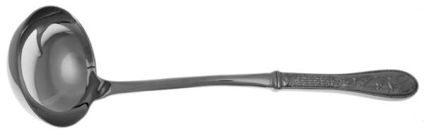 Japanese Bird and Bamboo (Stainless) Soup Ladle with Stainless Bowl HC