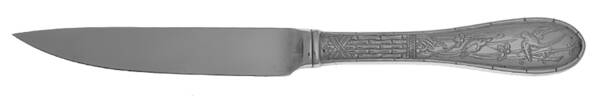 Japanese Bird and Bamboo (Stainless) Steak Knife Individual Hollow, No Serrate HC