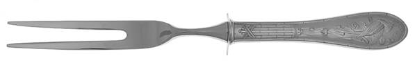 Japanese Bird and Bamboo (Stainless) Small Solid Steak Carving Fork
