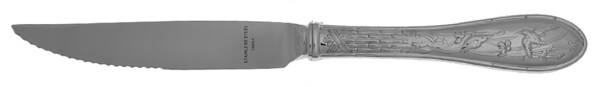 Japanese Bird and Bamboo (Stainless) Steak Knife Individual Hollow, Serrate HC
