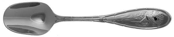 Japanese Bird and Bamboo (Stainless) Sugar Spoon