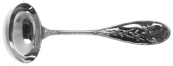 Japanese Bird and Bamboo (Stainless) Solid Gravy Ladle