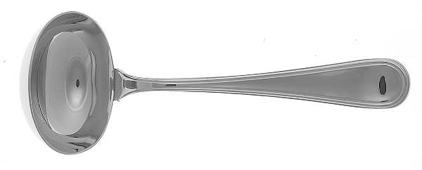 Ascot (Stainless) Solid Gravy Ladle by Ricci (Argentieri)