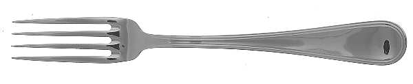 Ascot (Stainless) Solid Serving Fork by Ricci (Argentieri)