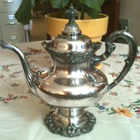 3700 (Silverplate, Hollowware) Silverplate Coffee Pot
