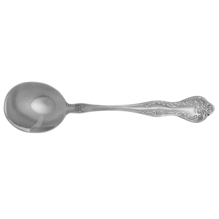 Wisteria (Stainless) Round Bowl Soup Spoon (Cream Soup) HC
