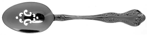 Wisteria (Stainless) Pierced Tablespoon (Serving Spoon)
