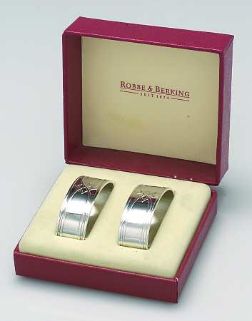 RBB3 (Silverplate, Hollowware) Napkin Ring - Set of 2