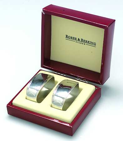RBB3 (Silverplate, Hollowware) Napkin Ring - Set of 2