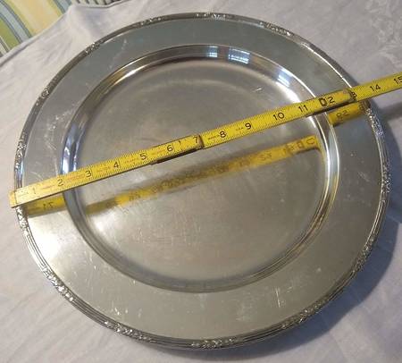 4020 (Silverplate, Hollowware) 13" Round Tray