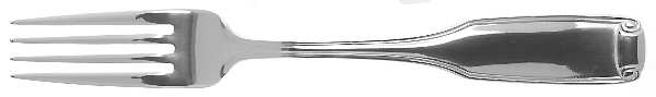 Silver Scroll (Stainless) Fork