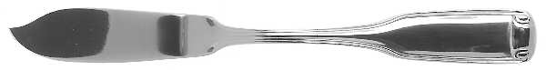 Silver Scroll (Stainless) Flat Handle Master Butter Knife