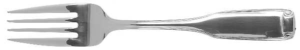 Silver Scroll (Stainless) Individual Salad Fork