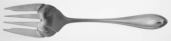 RTR24 (Stainless) Medium Solid Cold Meat Serving Fork