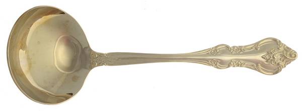RXV2-Gold Electroplate Solid Gravy Ladle