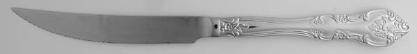 RXV2-Gold Electroplate Individual Solid Handle Steak Knife