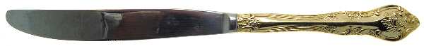 RXV2-Gold Electroplate Modern Solid Knife