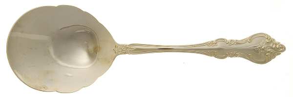 RXV2-Gold Electroplate Solid Smooth Casserole Spoon