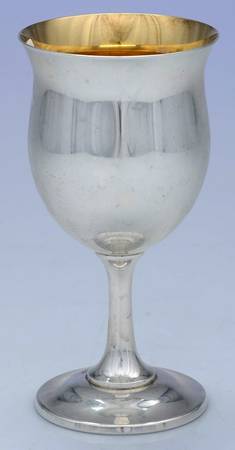 Queen Elizabeth (Sterling, Hollowware) Water Goblet