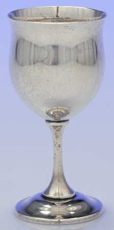 Queen Elizabeth (Sterling, Hollowware) Sterling Wine Goblet